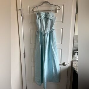 Vintage Light Blue Midi Dress